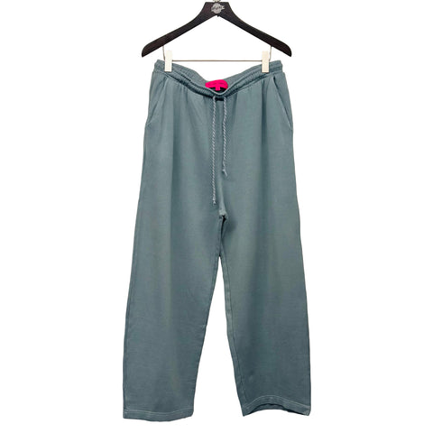 THE ELDER STATESMAN DAILY WIDE LEG SWEATPANT STORM
