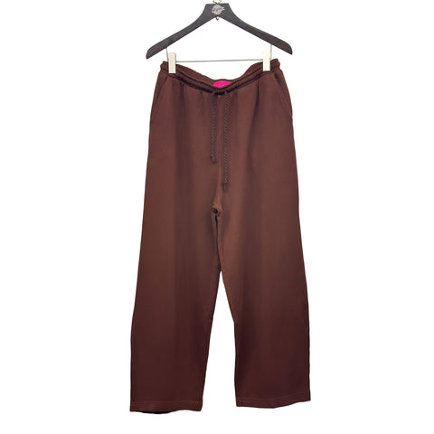 THE ELDER STATESMAN DAILY WIDE LEG SWEATPANT WENGE