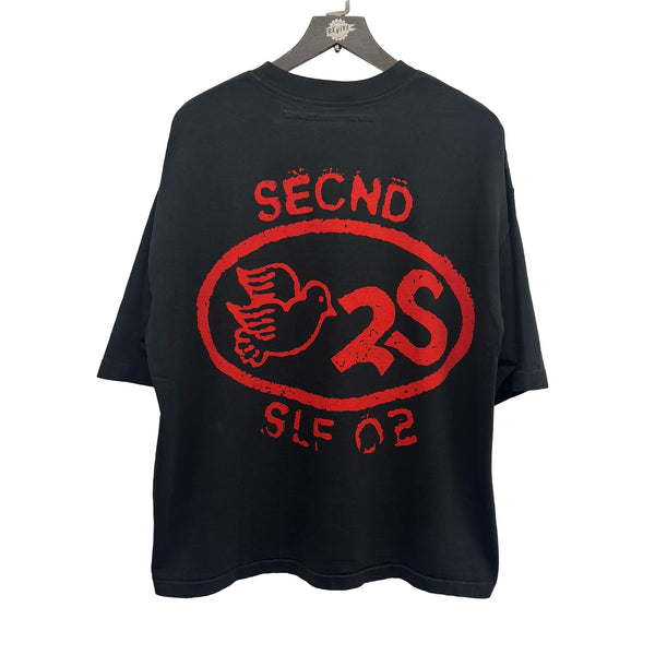 SECND SLF BACK 2 WINNING TEE BLACK