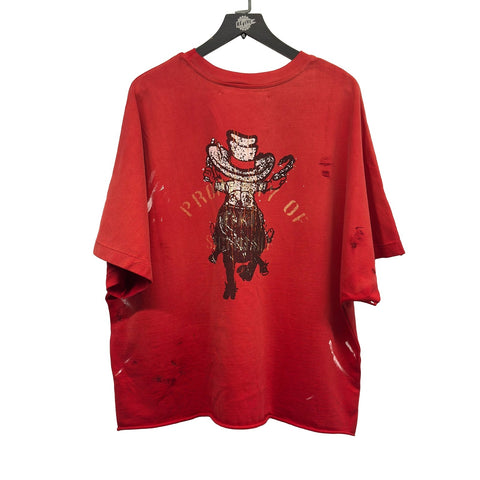 SECND SLF ALL AMERICAN VINTAGE TEE RED