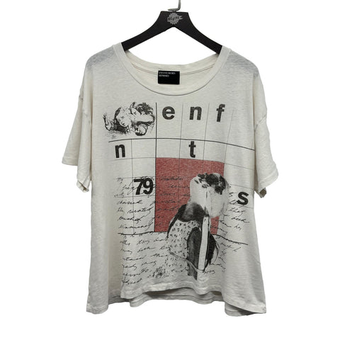 ERD PHARMICIST'S DAUGHTER T-SHIRT FADED WHITE