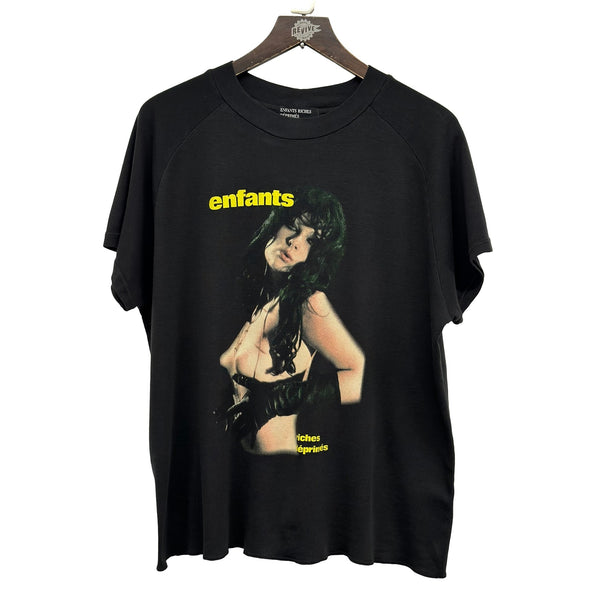ERD SLAVE GIRL RAGLAN T-SHIRT FADED BLACK