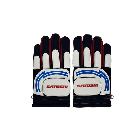 SATOSHI NAKAMOTO MOTO GLOVE OFF WHITE