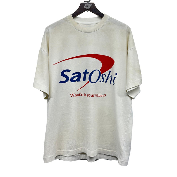 SATOSHI NAKAMOTO BANK OF SATOSHI TEE WHITE