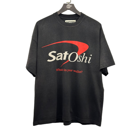 SATOSHI NAKAMOTO BANK OF SATOSHI TEE BLACK